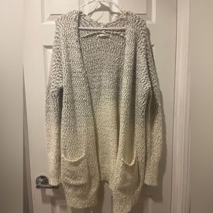 Off white/grey women’s cardigan.